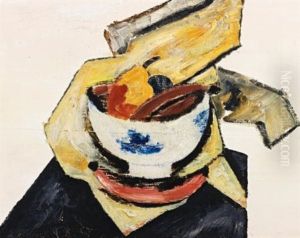 Still Life With White Bowl by Marsden Hartley
