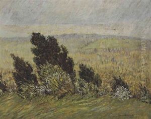 The Cedar Hedge (spring Breezes And Rains) Chestnut Hill, Boston, Massachusetts by Marsden Hartley
