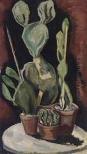 Four Cactus Plants by Marsden Hartley