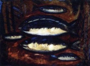 The Six Fish by Marsden Hartley