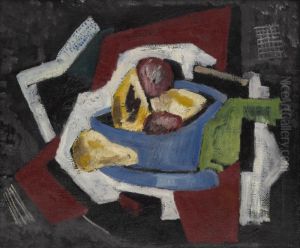 Still Life With Blue Bowl by Marsden Hartley