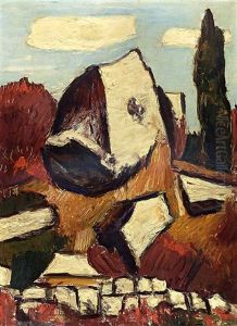 Rocky Landscape, Dogtown, Massachusetts by Marsden Hartley
