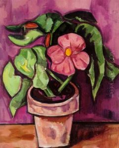 Pink Begonia by Marsden Hartley