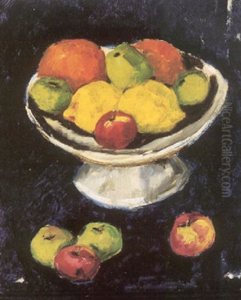 Oranges, Apples And Lemons In A Bowl - view 1