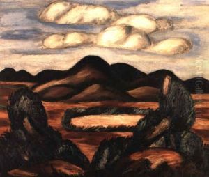 New Mexico Recollection by Marsden Hartley