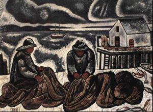 Nova Scotia Fishermen by Marsden Hartley