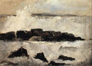 Surf On Reef by Marsden Hartley