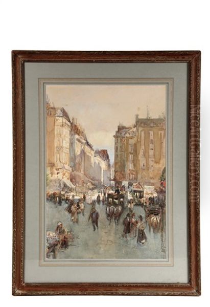 Saint Germain-des-pres, July, 97, Paris - view 1