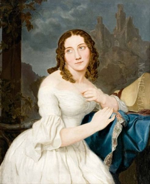 Bildnis Einer Dame In Landschaft - view 1