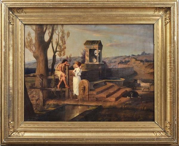 Rebekka Und Eliezer Am Brunnen - view 1