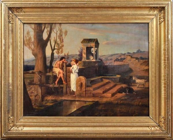 Rebekka Und Eliezer Am Brunnen - view 1