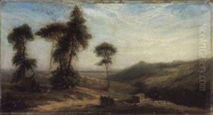 Kohlerhutte Im Mittelgebirge by Friedrich Hartmann
