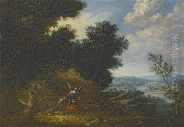 Jacob's Dream; The Angel Appearing To Hagar And Ishmael (pair) - view 1