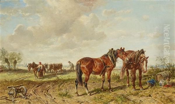 Resting Horses - view 1