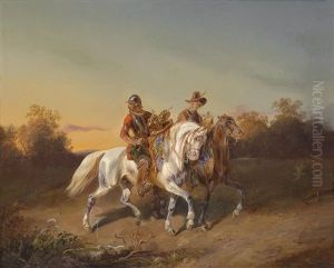 Die Plunderer by Ludwig Hartmann