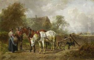 Nach Getaner Arbeit by Ludwig Hartmann