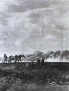 Kartoffelernte by Ludwig Hartmann