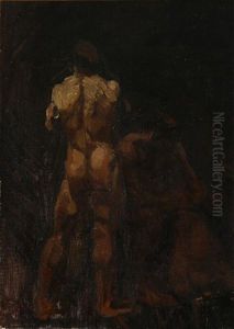 Daedalus Og Icarus by Oluf Hartmann