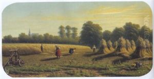 Hollandische Erntelandschaft by Joseph Hartogensis