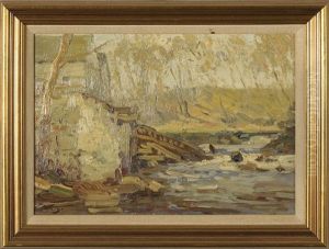 River At Gallatanville, Wassaic, New York