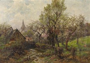 Grose Fruhlingslandschaft