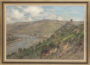 Oberwesel On The River Rhine by Heinrich Hartung the Elder