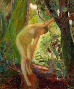 Akt Im Wald by Heinrich Hartung the Elder