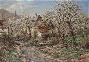 Fruhlingslandschaft by Heinrich Hartung the Elder