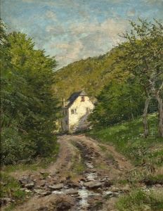 Waldlandschaft Mit Haus Und Weg by Heinrich Hartung the Elder