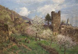 Fruhling An Der Burgruine