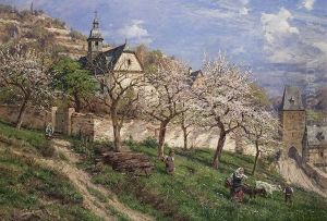 Fruhling An Der Kapelle by Heinrich Hartung the Elder