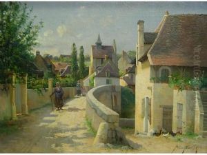 La Traversee Du Pont by Pierre Ernest Ballue