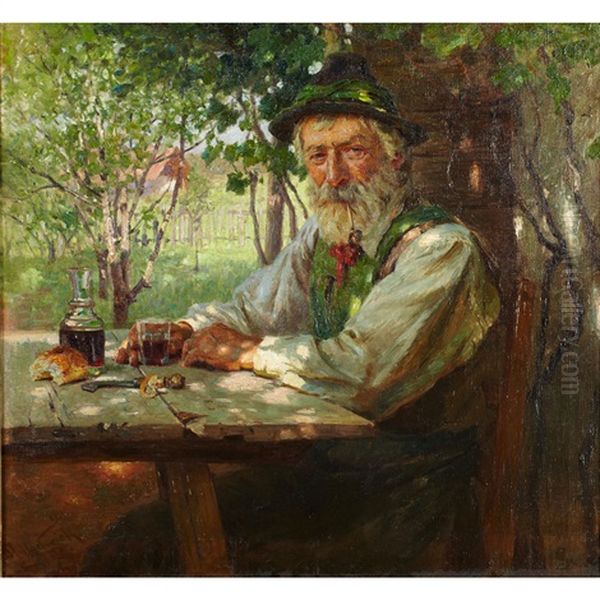 Resting In A Sunlit Garden - view 1