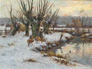 Rehe Am Bach