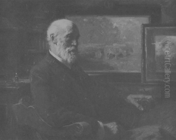 Portrat Des Malers Christian Mali In Seinem Atelier - view 1