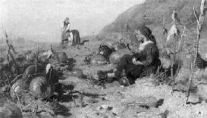 Frauen Bei Der Kurbisernte by Hermann Hartwich
