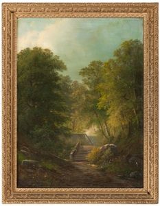 Forest Path With Stairs