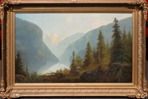 Swiss Lake And Mountains - view 1