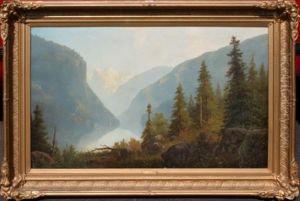 Swiss Lake And Mountains