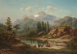 A Mountain Lake In The Tyrol
