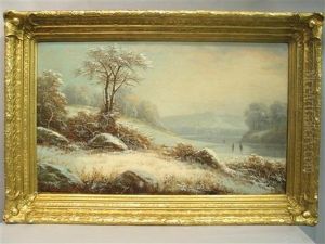 Summer Landscape (+ Winter Landscape; Pair) by Gunther Hartwick