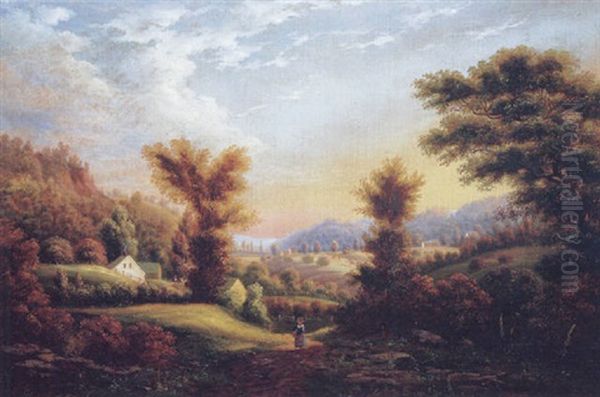 Girl On A Path - view 1