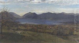 Blick Auf Den Schliersee