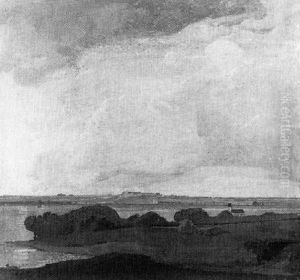 Landschaft Mit See