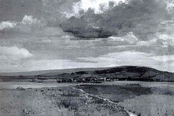 Oberbayerische Voralpenlandschaft - view 1