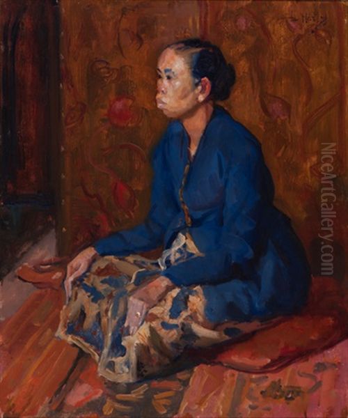 Seated Javanese Lady - view 1