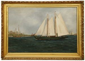 Two Mast Schooner "harriet Two Mast Schooner "harriet