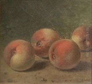 Still Life With Peaches by George Harvey