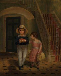 Scuyler Ogden And Sister by George (Sir) Harvey