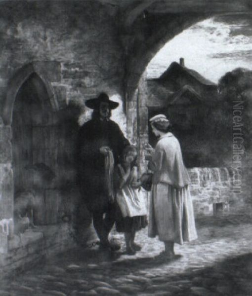 Bunyon And His Blind Daughter At Beaford Gaol - view 1
